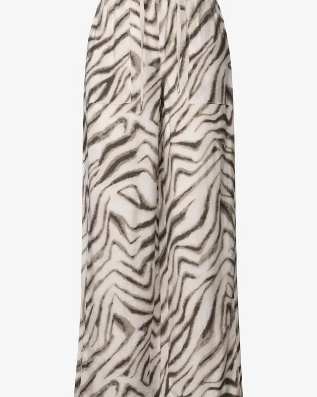 Street One Wide Legs Crêpe Pants - Tumbled Beige