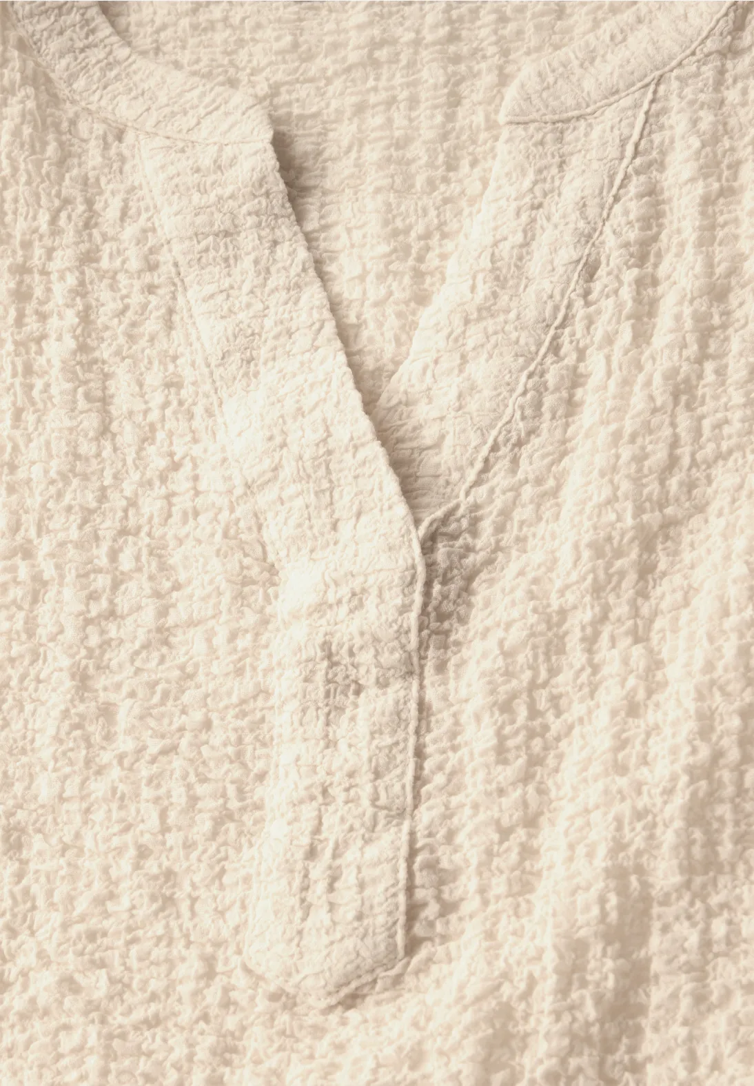 Cecil Strukturbluse - Light Beige