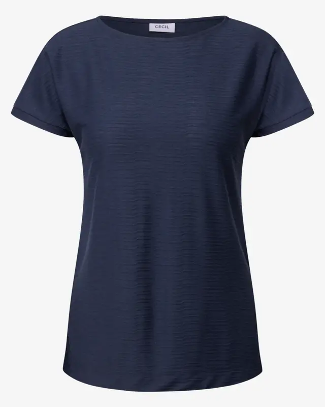 Cecil Structured Shirt - Urban Navy Blue