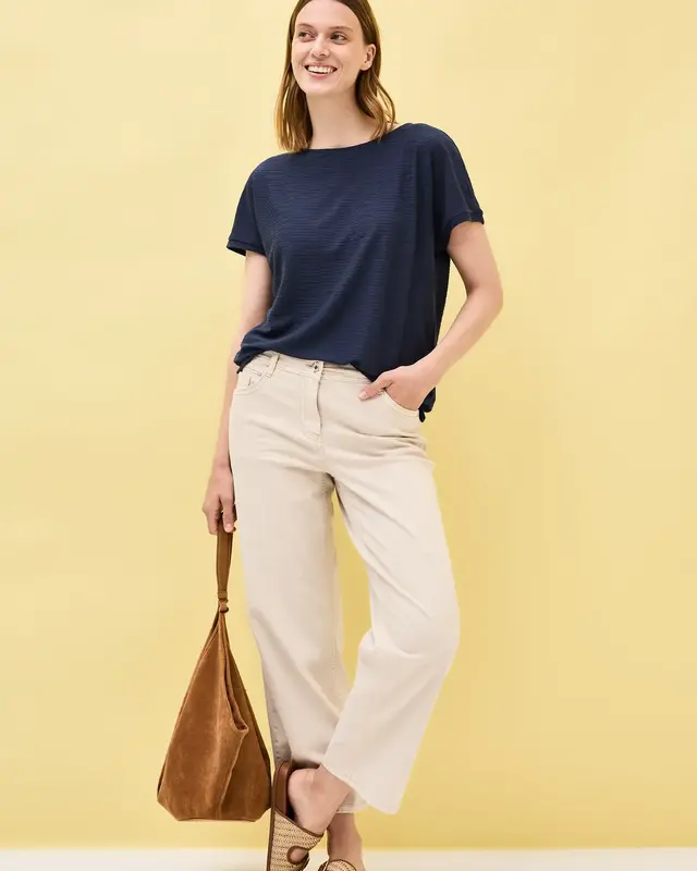 Cecil Structured Shirt - Urban Navy Blue