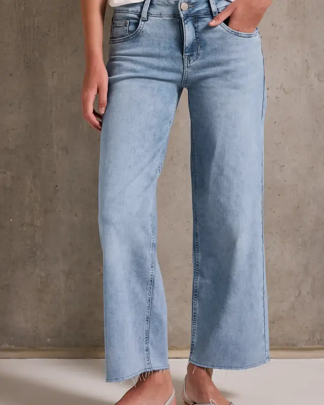 Street One Studio Denim Culotte - Light Blue Wash