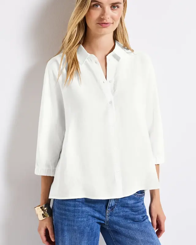 Street One Dolman Overhemd Blouse - Off White