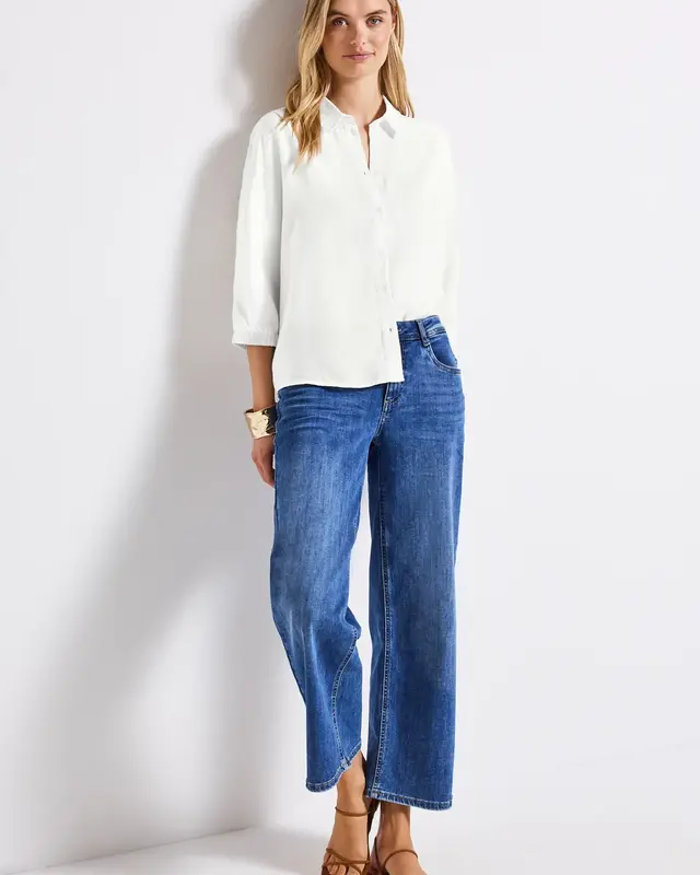 Street One Dolman Hemdbluse - Off White