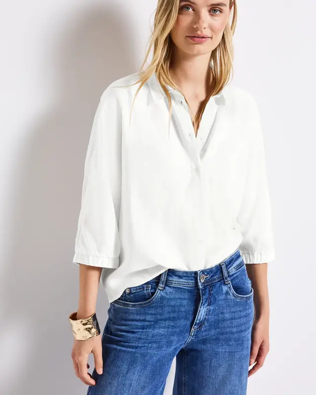 Street One Dolman Overhemd Blouse - Off White