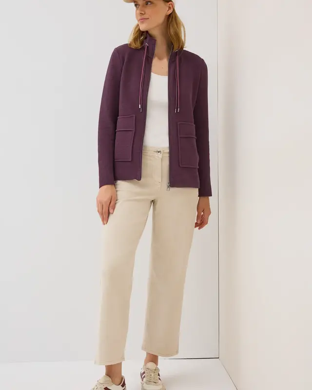 Cecil Leichte Ottoman Jacke - Mulberry Red