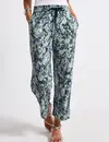 Street One Wide Leg Print Pants Emee - Arona Blue