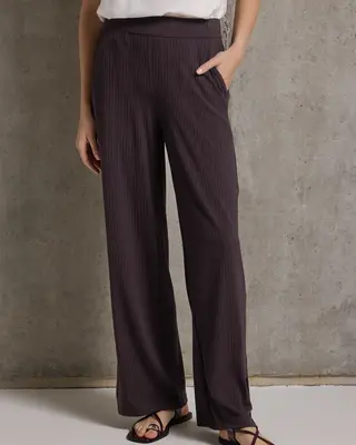 Street One Studio Jersey Broek met Split - Fudge Red