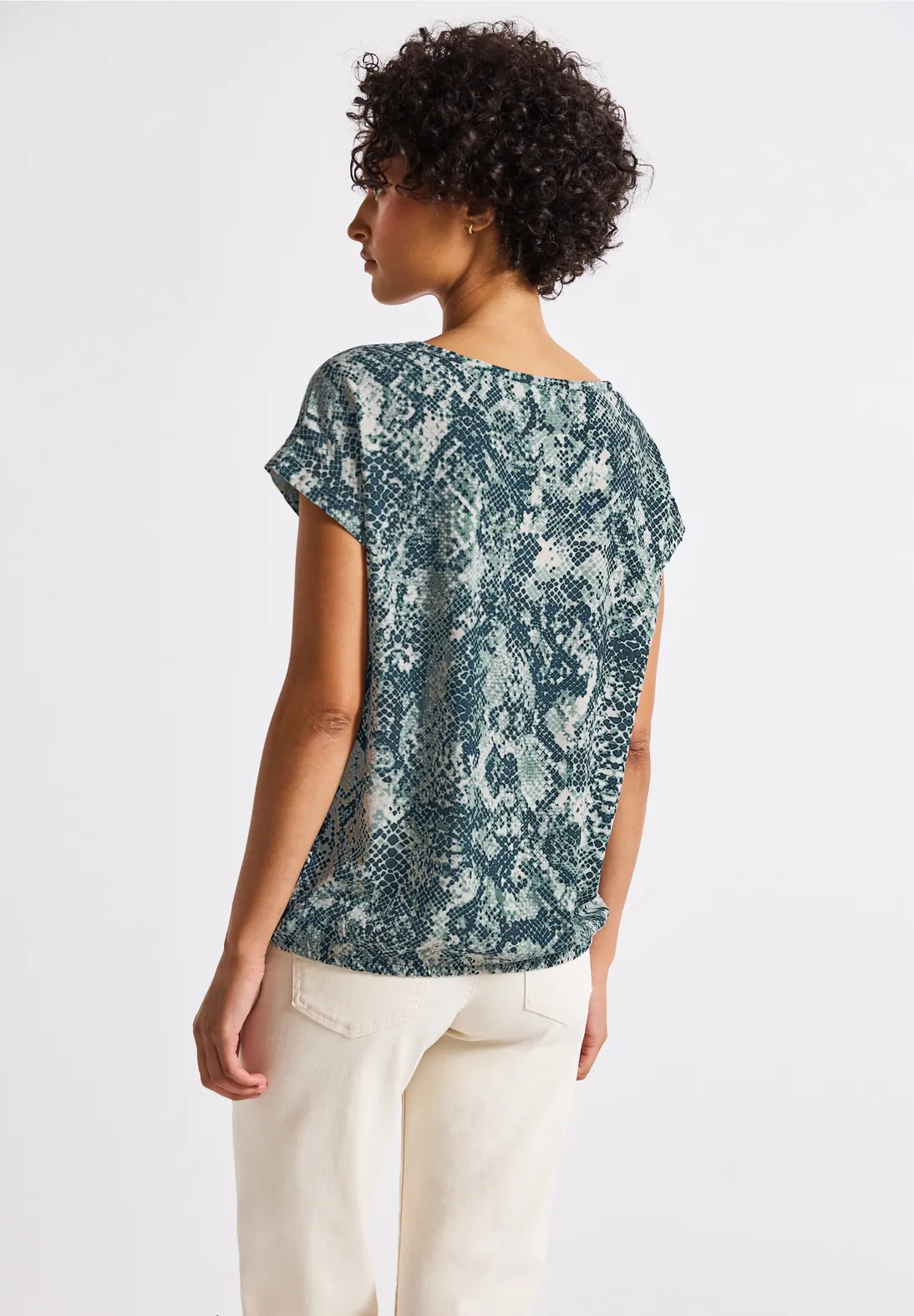 Street One Blouse with Tapedetails - Arona Blue