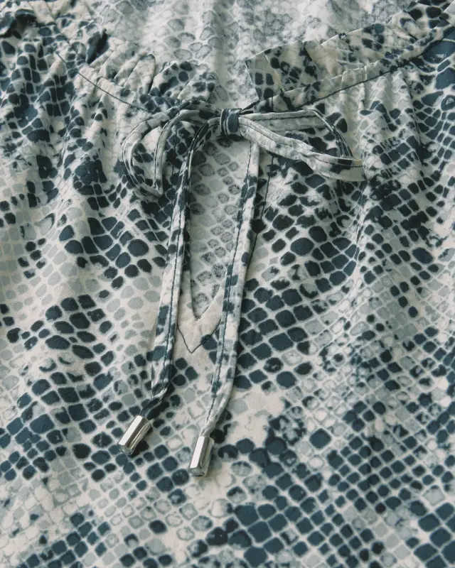 Street One Gemustertes Tunika-Kleid - Arona Blue