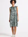 Street One Printed Dress - Arona Blue