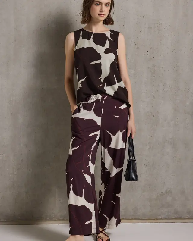 Street One Studio Blousetop - Fudge Red