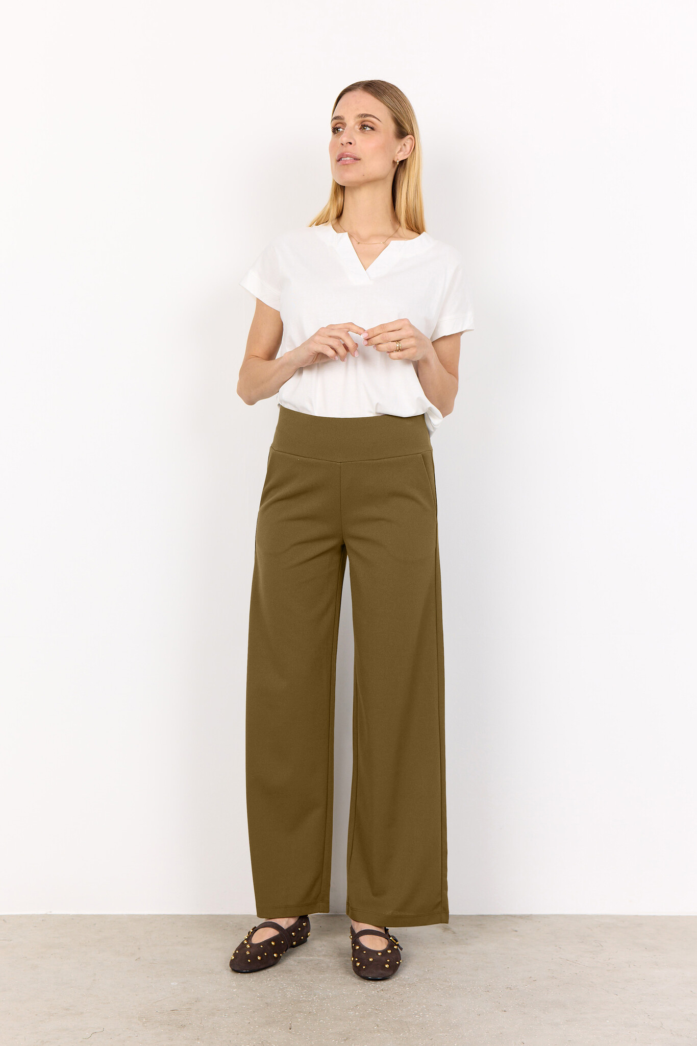 Soyaconcept Broek Siham 48 Misty Olive Groen Cotton Blues Soyaconcept Broek Siham 48 Misty Olive Groen Cotton Blues