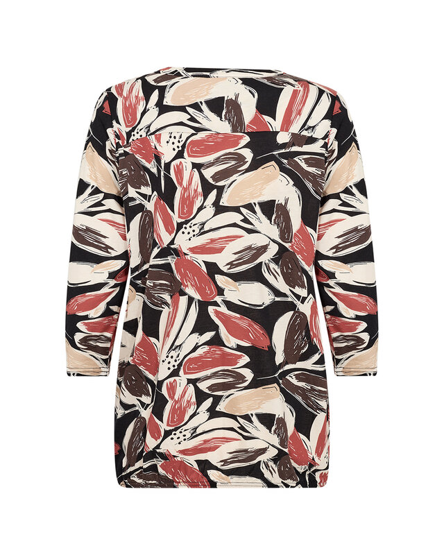 Soyaconcept Shirt Felicity AOP 512 - Mineral Red Combi