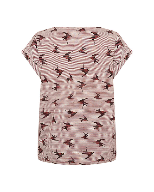 Soyaconcept T-Shirt Galina 62 - Mineral Red Combi