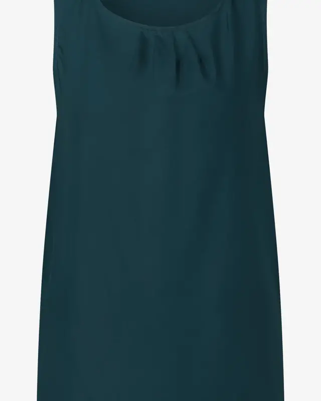 Street One Blousetop with Pleats - Tide Blue