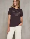 Street One Studio T-Shirt with Text - Fudge Red