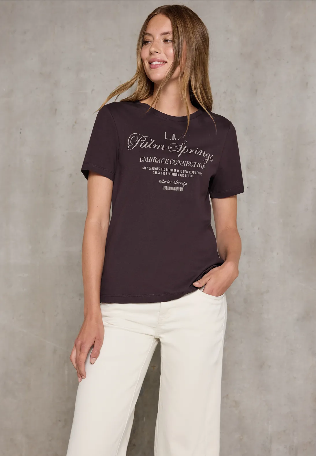Street One Studio T-shirt print - rosa/roze
