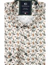 Giordano Hemd Leaf Brushed Twill - Green