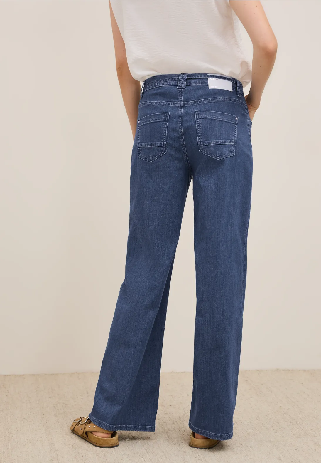 Dames Jeans met wijde pijpen | MS Mode