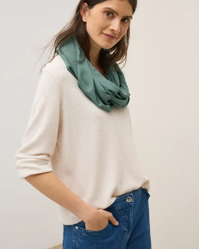 Cecil Loopschal in Unifarbe - Jewel Green
