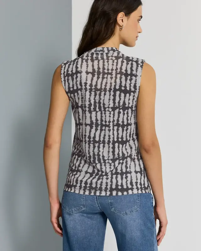 Street One Studio Mesh Top - Black