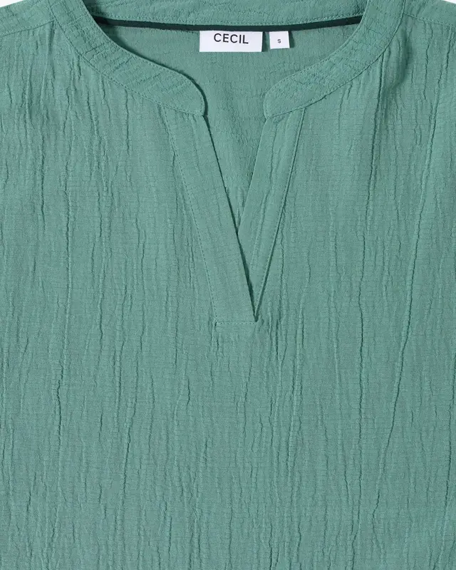 Cecil Structured Blouse - Jewel Green