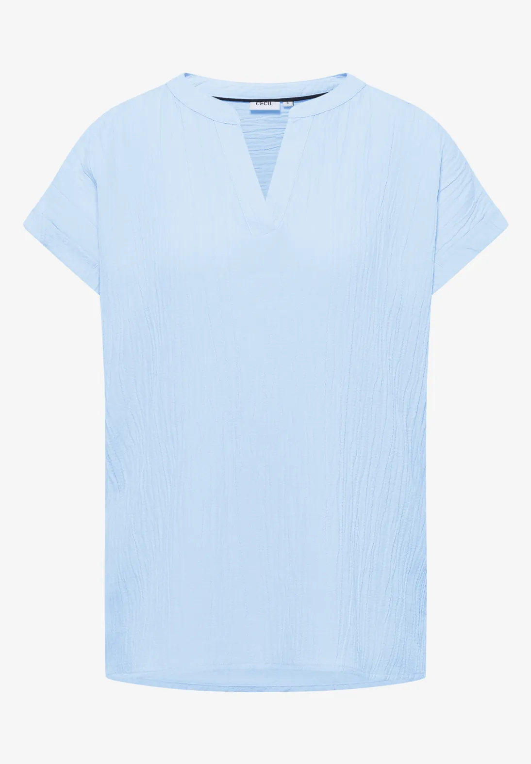 Cecil Strukturbluse - Light Sky Blue