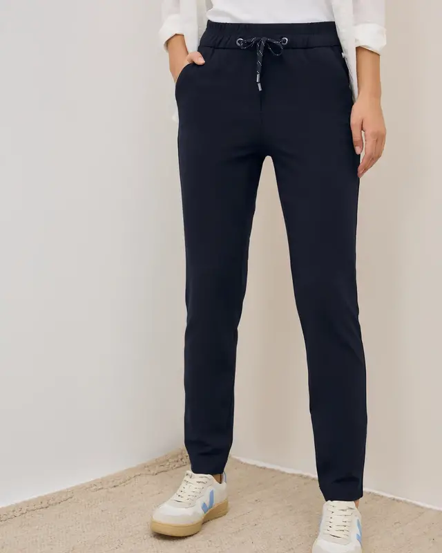 Cecil Casual Fit Hose Tracey - Urban Dark Blue