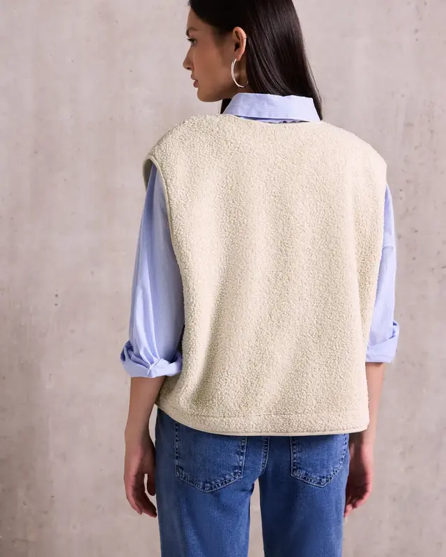Street One Studio Wool Look Cardigan - Soft Fawn Beige