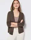 Street One Short Cardigan - Nomad Brown Melange