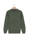 Baileys Sweater with Wool - Dark Forrest