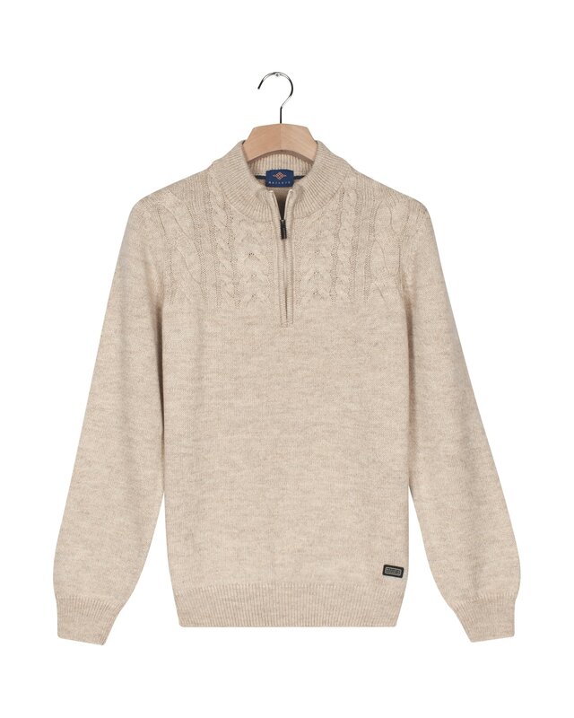 Baileys Trui met Rits - Marshmallow