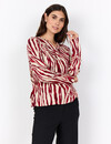 Soyaconcept Shirt Felicity AOP 522 - Red Combi