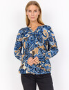 Soyaconcept Shirt Felicity AOP 518 - Estate Blue Combi