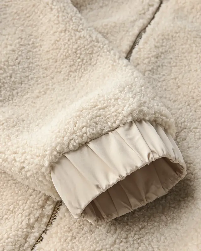 Street One Kurze Teddyjacke - Savannah Sand