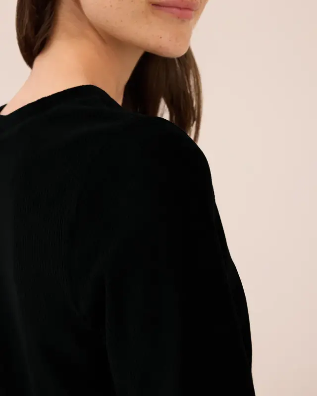 Cecil Cordshirt in Unifarbe - Ink Green