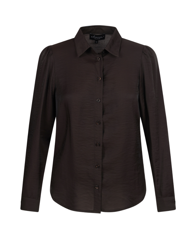 Elvira Collections Bluse Cotta - Dark Brown