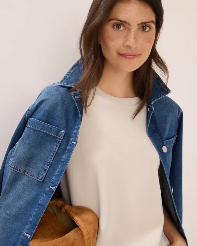 Cecil Zacht Cupro Touch Shirt - Oat Milk Beige