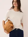 Cecil Softes Cupro Touch Shirt - Oat Milk Beige