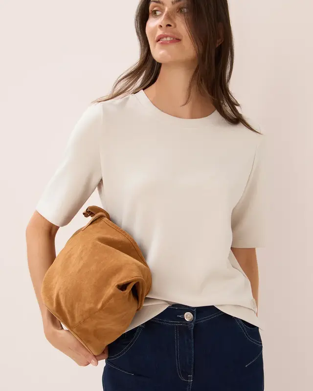 Cecil Zacht Cupro Touch Shirt - Oat Milk Beige