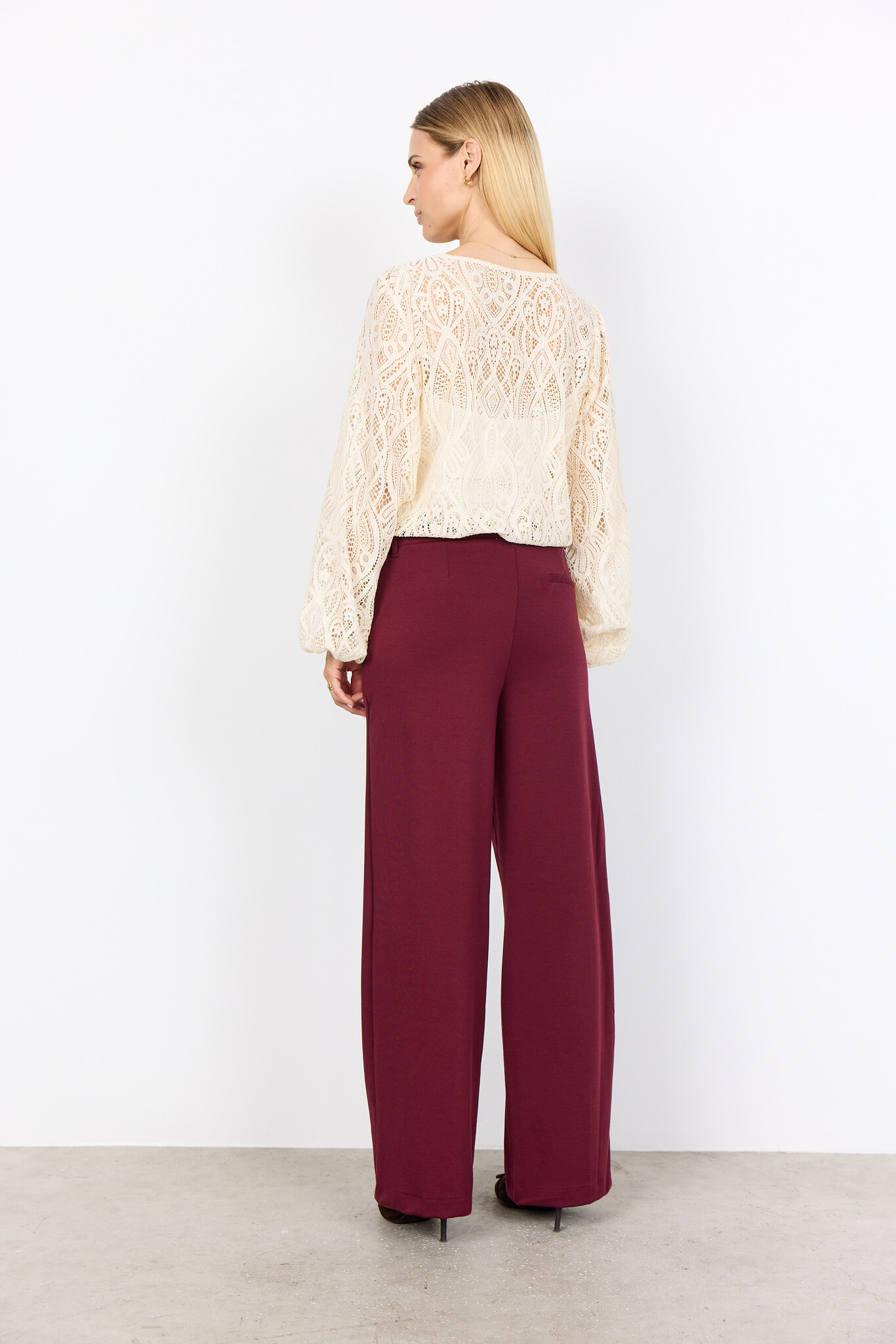 Soyaconcept Pants Daniela 9 - Dark Red | - Cotton Blues
