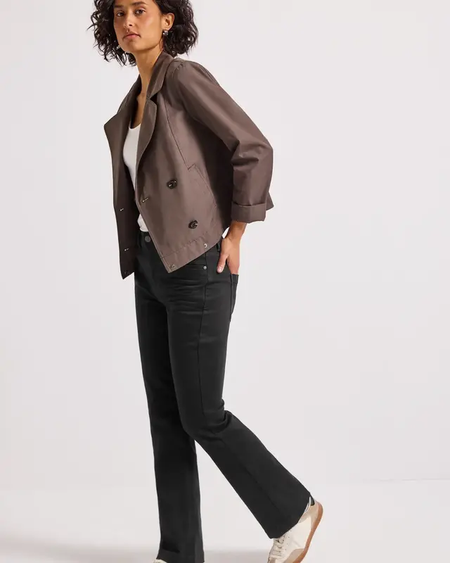 Street One Bootcut Jeans - Black Clean Washed