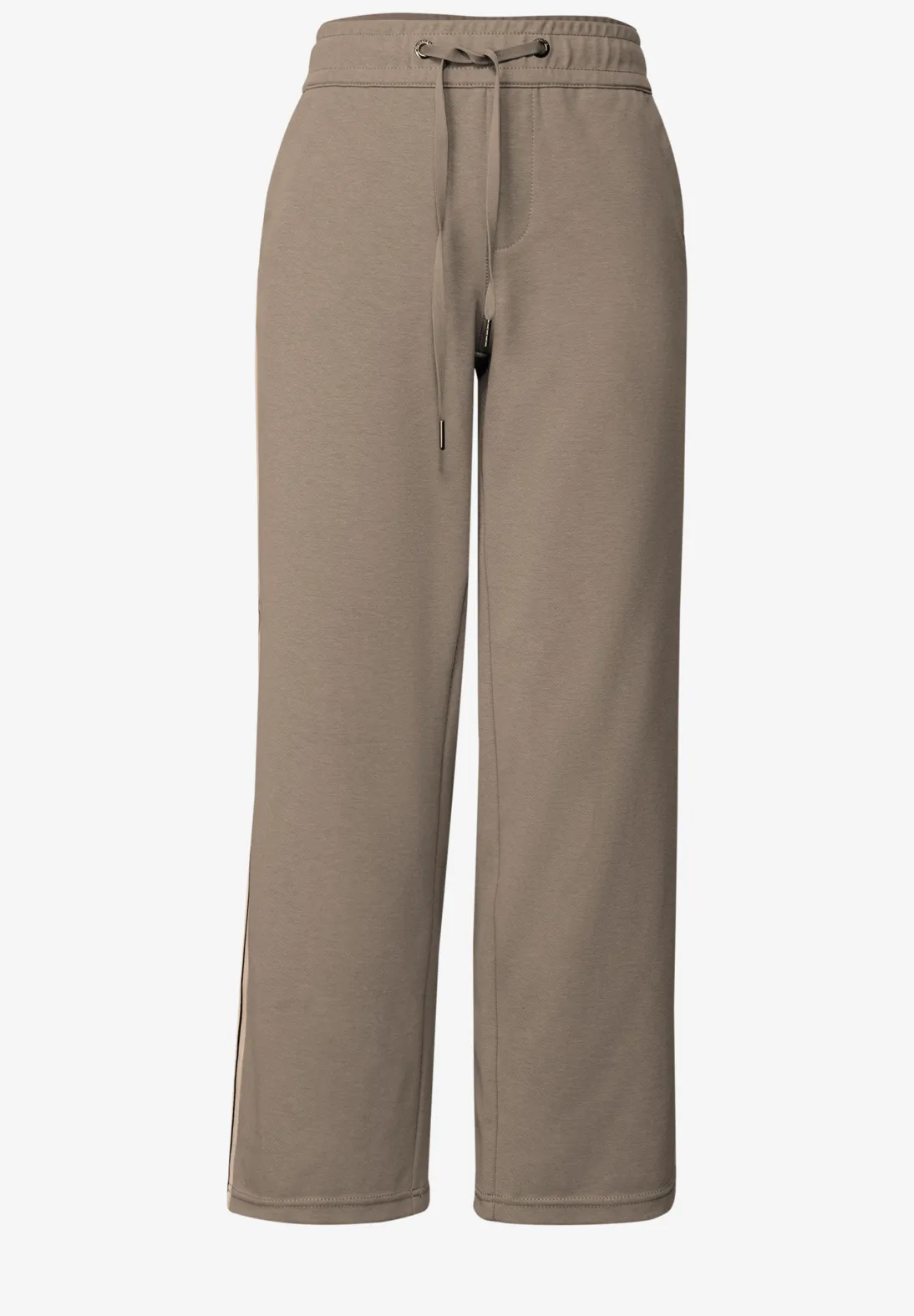 Street One Straight Leg Broek - Bark Brown