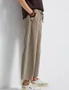 Street One Straight Leg Pants - Bark Brown