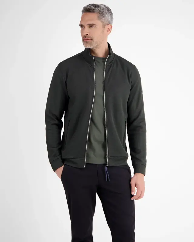 Lerros Structuur Vest - Black