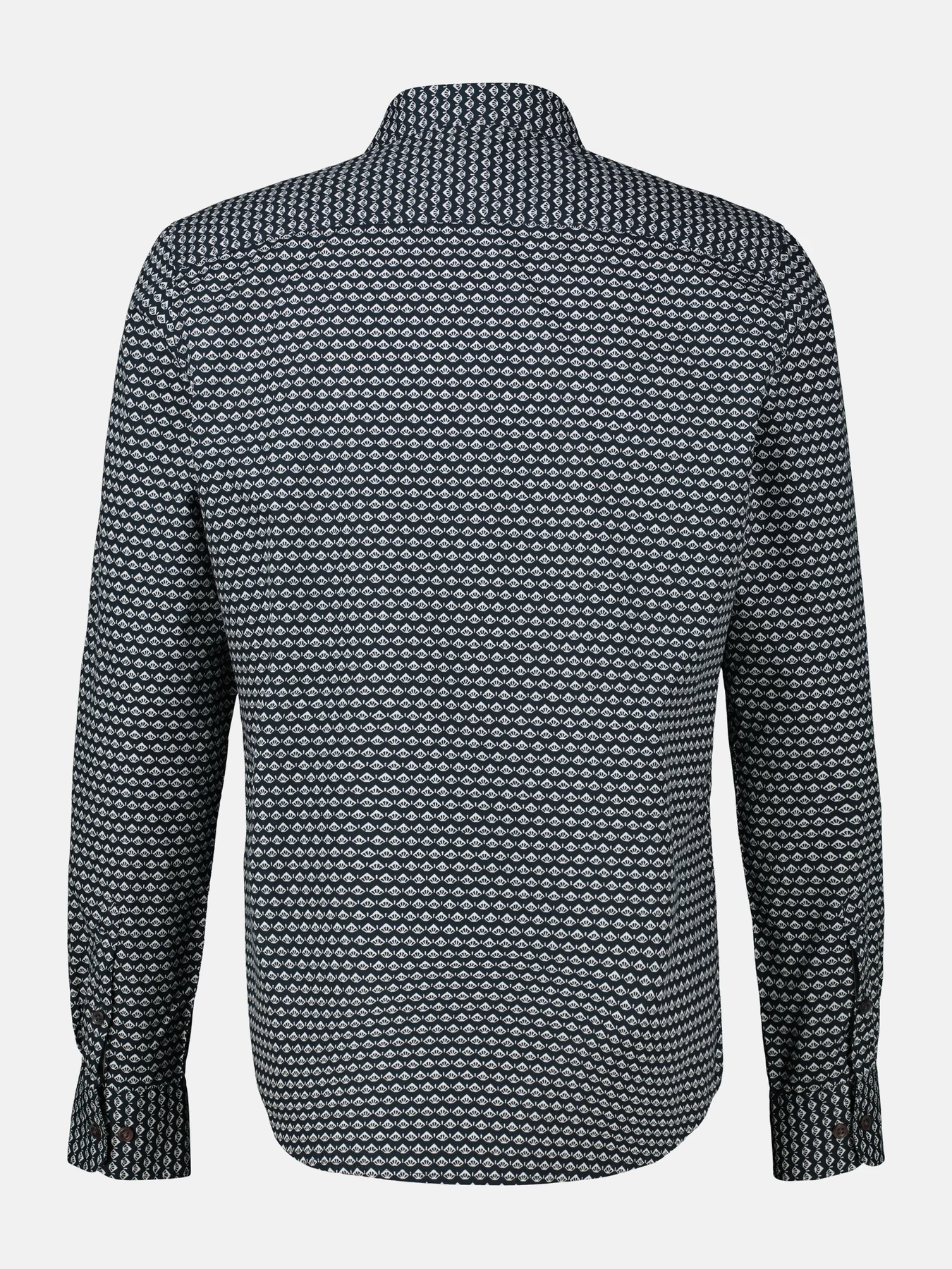 Lerros Overhemd met Print - Classic Navy
