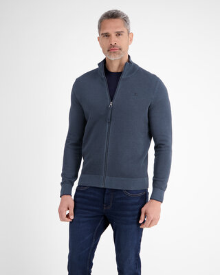 Lerros Strukturstrick Cardigan - Classic Navy