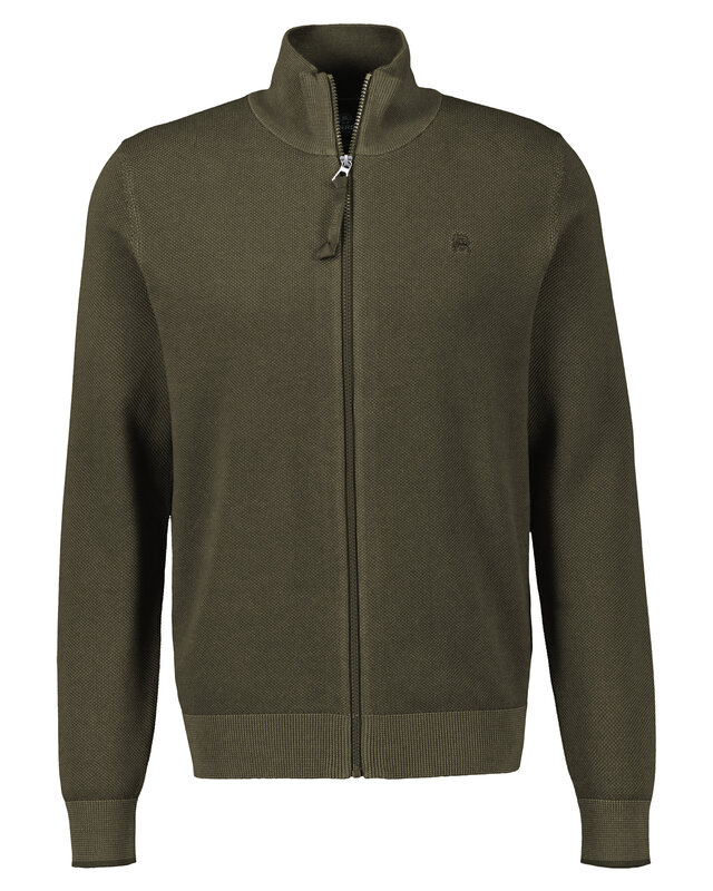 Lerros Vest met Structuur - Nordic Olive