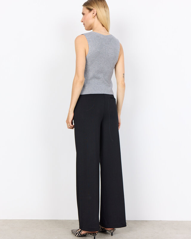 Soyaconcept Knit Waistcoat Kanita 27 - Medium Grey Melange