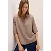 Lyocell Overhemdblouse - Natural Taupe